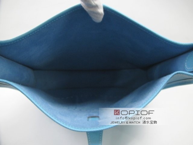 エルメス エヴリン スーパーコピー(トロワ)PMヴォーエプソン セレスト(金具シルバー) her122